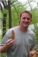 Mills County Conservation Board Director with Morel Mushrooms